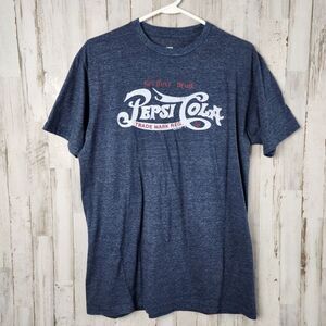 Pepsi Cola Blue T-Shirt Size Large
